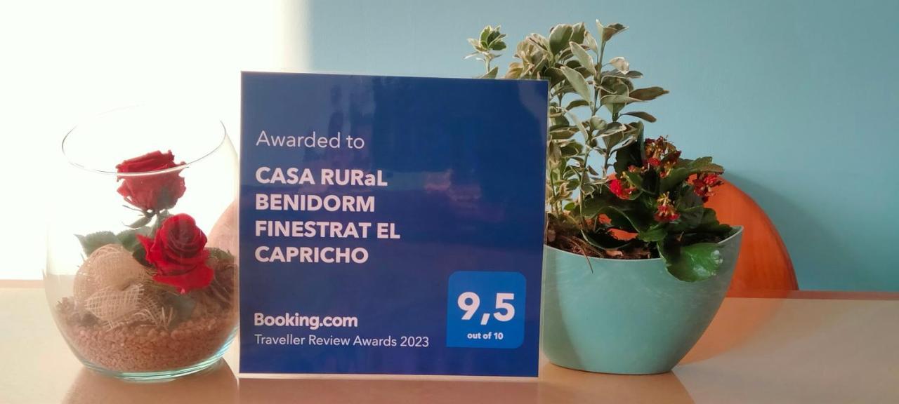 Casa Rural Benidorm Finestrat El Capricho Екстер'єр фото